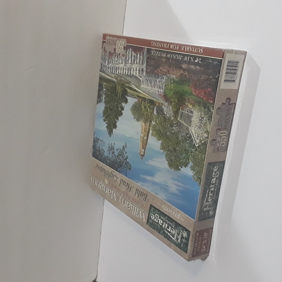 VINTAGE HERITAGE BALD HEAD LIGHT HOUSE PUZZLE 500 PIECES SEALED IN BOX - Picture 4 of 7